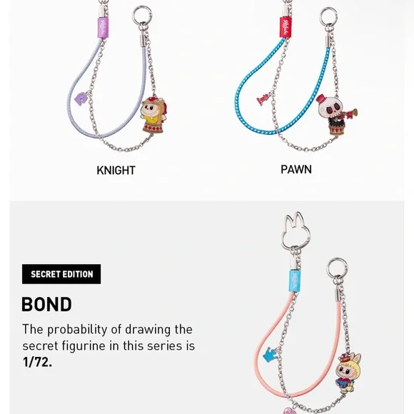 Pop Mart The Monsters Let’s Checkmate Series Pendant Blind Box - Picture 6 of 8